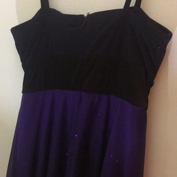 Purple fancy sparkle dress - Picture 6 of 7